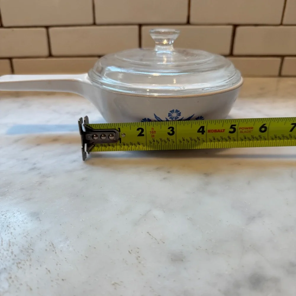 Corning Ware‎ Saucepan Blue Cornflower Range Oven Microwave Safe 1 Pint